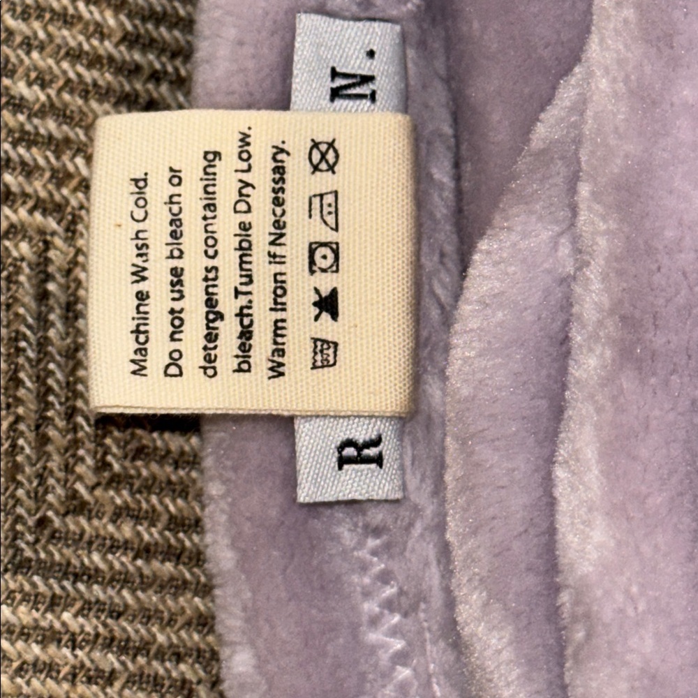 NWT Rae Dunn Gray Bunny Love Patch Throw/Blanket Spring/Easter/Rabbits/Bunnies - Picture 5 of 9